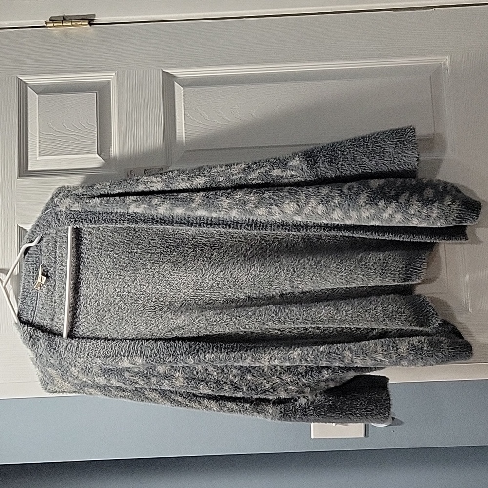 Dolman fuzzy cardigan